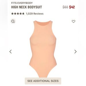 Skims Bodysuit Size XL